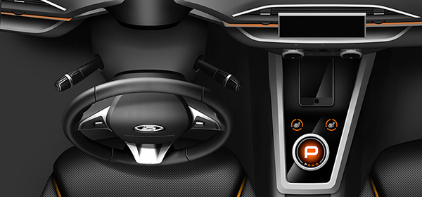 АвтоВАЗ показал салон новой Lada