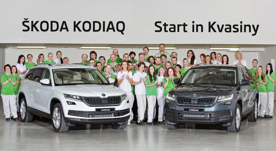 Кроссовер Skoda Kodiaq встал на заводской конвейер