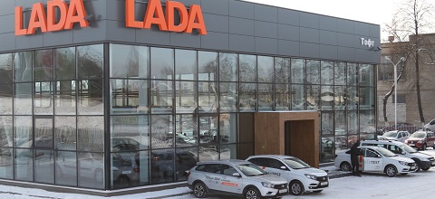 В Белоруссии открылся новый автоцентр «Лада»